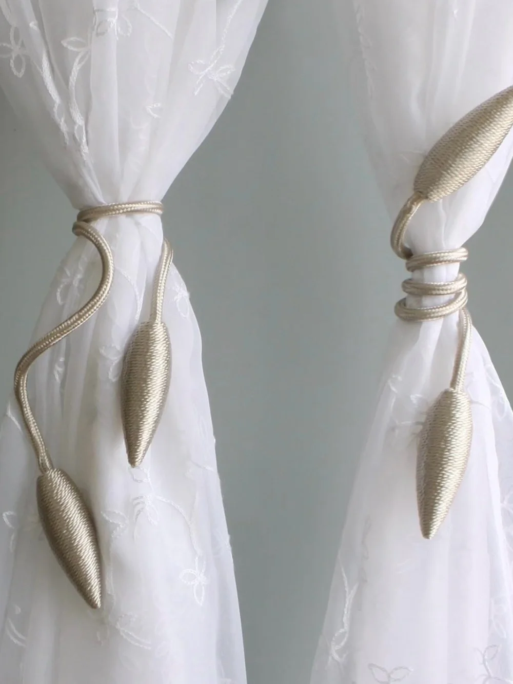 Curtain Ropes Holdbacks - Pair